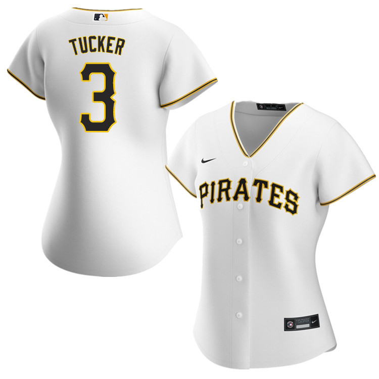 Nike Women #3 Cole Tucker Pittsburgh Pirates Baseball Jerseys Sale-White